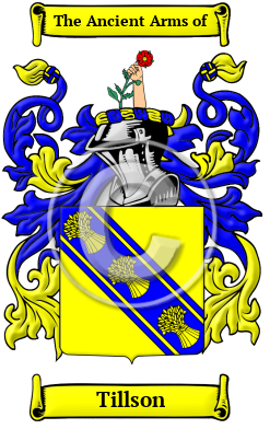 Tillson Family Crest/Coat of Arms