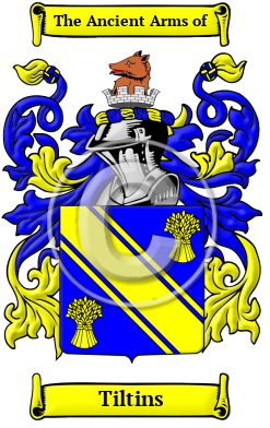 Tiltins Family Crest Download (JPG) Heritage Series - 600 DPI
