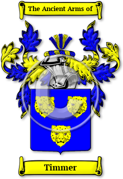 Timmer Family Crest Download (JPG) Legacy Series - 600 DPI
