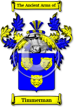 Timmerman Family Crest Download (jpg) Legacy Series - 150 DPI