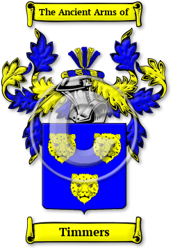 Timmers Family Crest Download (jpg) Legacy Series - 150 DPI