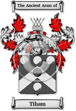 Tiham Family Crest Download (jpg) Legacy Series - 150 DPI