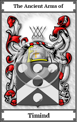 Timind Family Crest Download (JPG)  Book Plated - 150 DPI