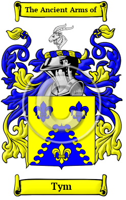 Tym Family Crest/Coat of Arms