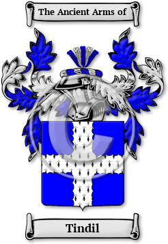 Tindil Family Crest Download (JPG) Legacy Series - 600 DPI