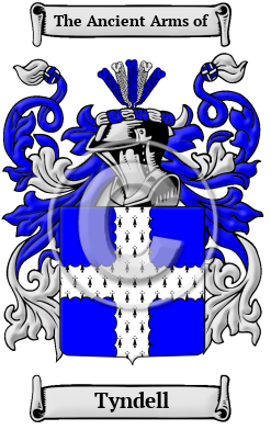 Tyndell Family Crest/Coat of Arms