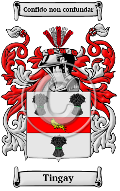 Tingay Family Crest Download (JPG) Heritage Series - 600 DPI