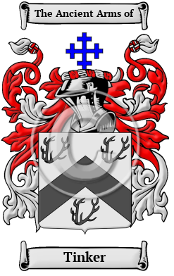 Tinker Family Crest Download (jpg) Heritage Series - 150 DPI