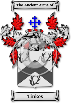 Tinkes Family Crest Download (jpg) Legacy Series - 150 DPI