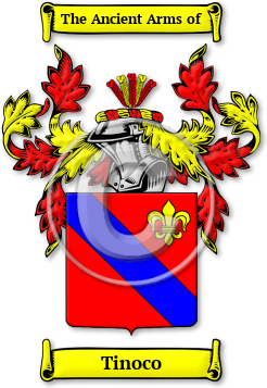 Tinoco Family Crest Download (jpg) Legacy Series - 150 DPI