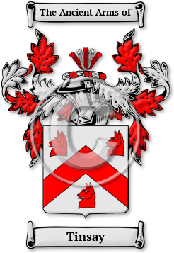 Tinsay Family Crest Download (jpg) Legacy Series - 150 DPI