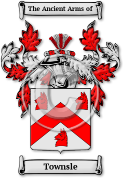 Townsle Family Crest Download (JPG) Legacy Series - 600 DPI