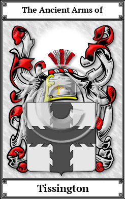 Tissington Family Crest Download (JPG)  Book Plated - 150 DPI