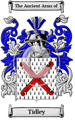 Tidley Family Crest/Coat of Arms