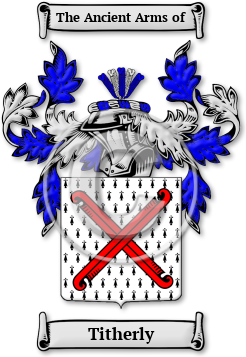 Titherly Family Crest Download (jpg) Legacy Series - 150 DPI