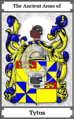 Tytus Family Crest Download (JPG) Book Plated - 600 DPI