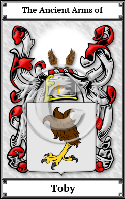 Toby Family Crest Download (JPG) Book Plated - 600 DPI