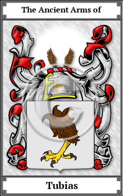 Tubias Family Crest Download (JPG) Book Plated - 600 DPI