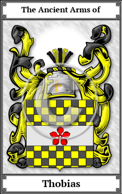Thobias Family Crest Download (JPG)  Book Plated - 150 DPI