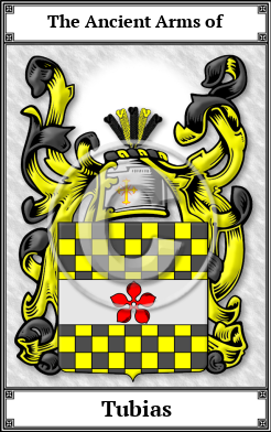 Tubias Family Crest Download (JPG)  Book Plated - 150 DPI