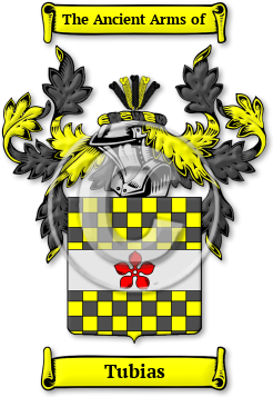 Tubias Family Crest Download (jpg) Legacy Series - 150 DPI