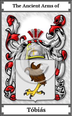 Tóbiás Family Crest Download (JPG) Book Plated - 600 DPI