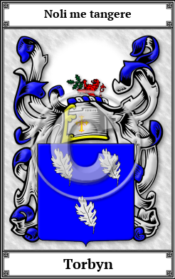 Torbyn Family Crest Download (JPG)  Book Plated - 150 DPI