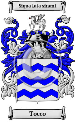 Tocco Family Crest Download (JPG) Heritage Series - 600 DPI