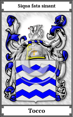 Tocco Family Crest Download (JPG)  Book Plated - 150 DPI