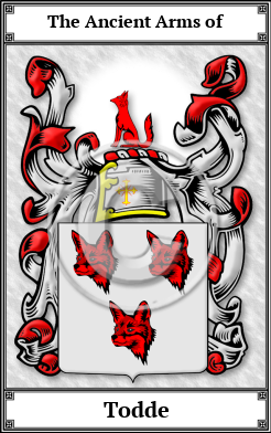 Todde Family Crest Download (JPG)  Book Plated - 150 DPI