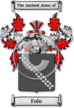 Folo Family Crest Download (jpg) Legacy Series - 150 DPI