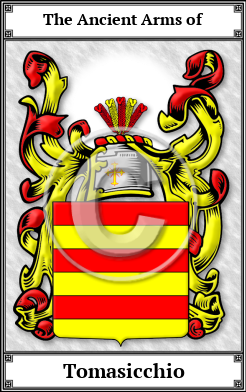Tomasicchio Family Crest Download (JPG)  Book Plated - 150 DPI