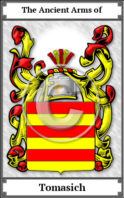 Tomasich Family Crest Download (JPG)  Book Plated - 150 DPI