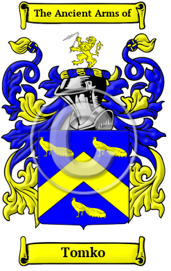 Tomko Family Crest Download (JPG) Heritage Series - 600 DPI