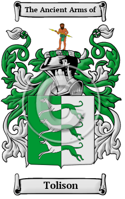 Tolison Family Crest/Coat of Arms