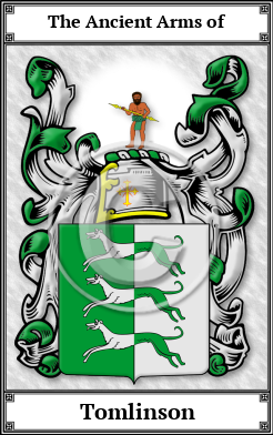 Tomlinson Family Crest Download (JPG)  Book Plated - 150 DPI