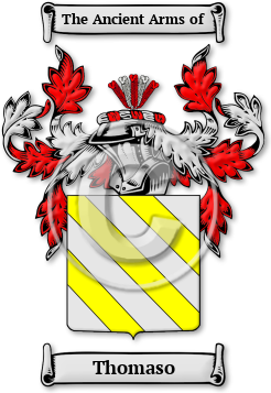 Thomaso Family Crest Download (jpg) Legacy Series - 150 DPI