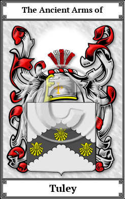 Tuley Family Crest Download (JPG)  Book Plated - 150 DPI