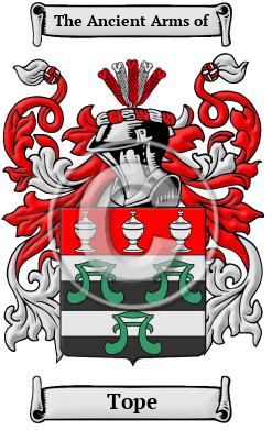 Tope Family Crest/Coat of Arms