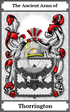 Thorrington Family Crest Download (JPG)  Book Plated - 150 DPI