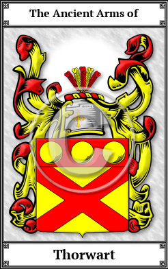 Thorwart Family Crest Download (JPG)  Book Plated - 150 DPI