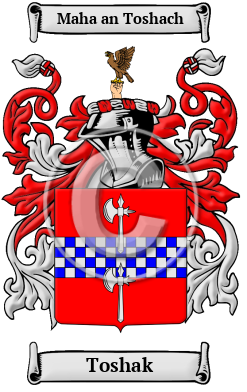 Toshak Family Crest/Coat of Arms
