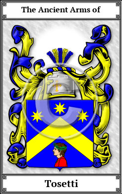 Tosetti Family Crest Download (JPG)  Book Plated - 150 DPI