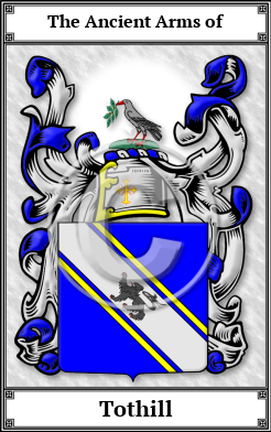 Tothill Family Crest Download (JPG)  Book Plated - 150 DPI