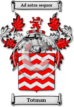 Totman Family Crest Download (jpg) Legacy Series - 150 DPI