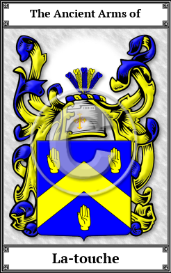 La-touche Family Crest Download (JPG) Book Plated - 600 DPI