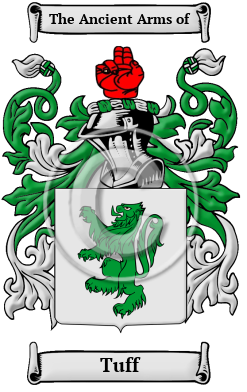 Tuff Family Crest Download (JPG) Heritage Series - 600 DPI