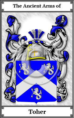 Toher Family Crest Download (JPG)  Book Plated - 150 DPI