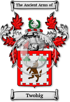 Twohig Family Crest Download (JPG) Legacy Series - 300 DPI