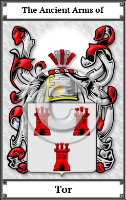 Tor Family Crest Download (JPG) Book Plated - 600 DPI